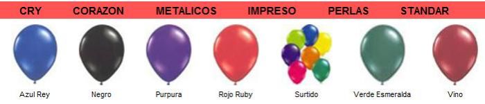 GLOBOS DE LATEX